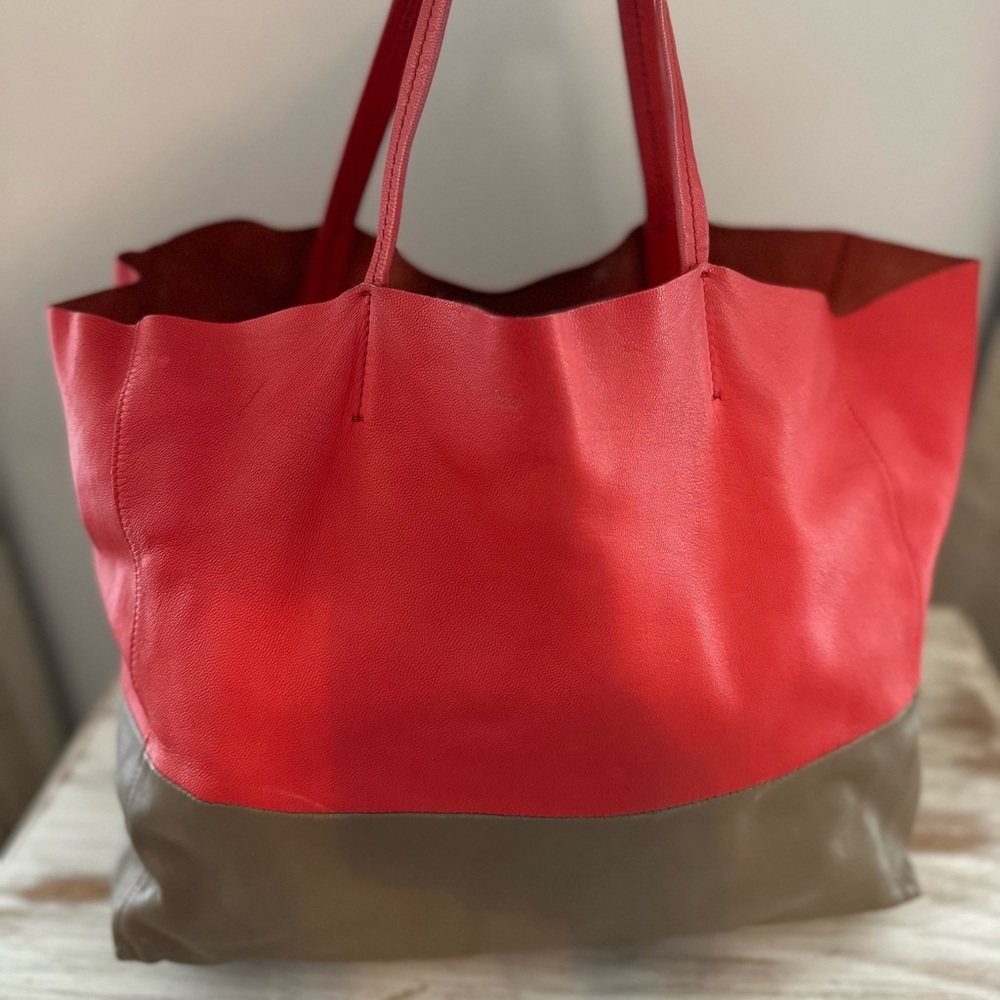 Celine Horizontal Cabas Bi-Color